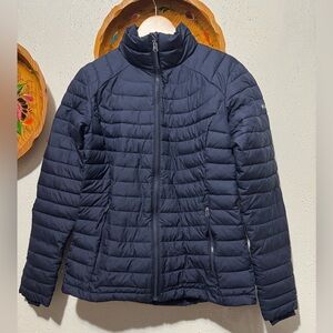 Columbia Women's Navy Omni Heat Lightweight Jacket Puffer Size Medium